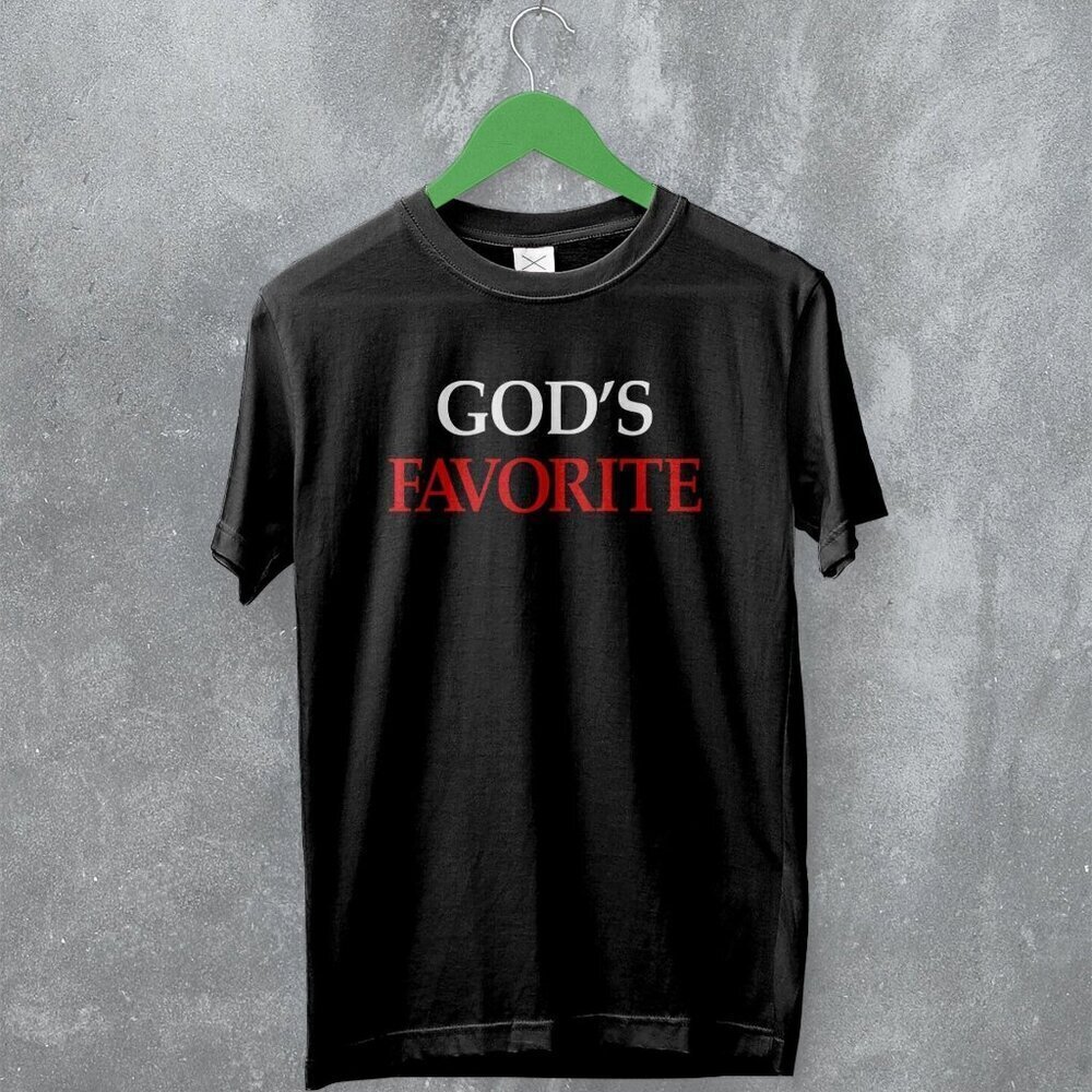 Y2K Gods Favorite Funny Girly Quote Trend Humor Fashion Graphic T-Shirt 152